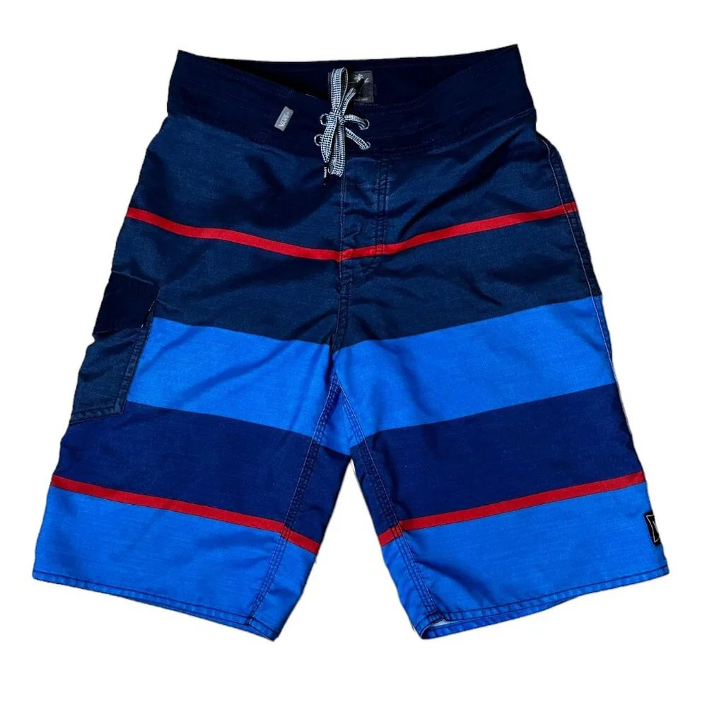 VANS Unlined Swim Trunks Board Shorts with Pockets - 25/10